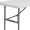 Flash Furniture 24 W, 48.25 L, 29 H, Metal, Plastic, Plastic: Polyethylene Top, Granite White 5-DAD-YCZ-122-2-GG - alternate 2